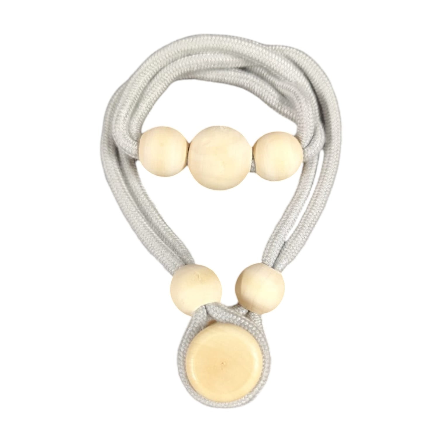 Pack De 02 Sujetadores Magnéticas Para Cortinas Gris