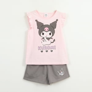 Conjunto Niña Rosado Kuromi Hello Kitty