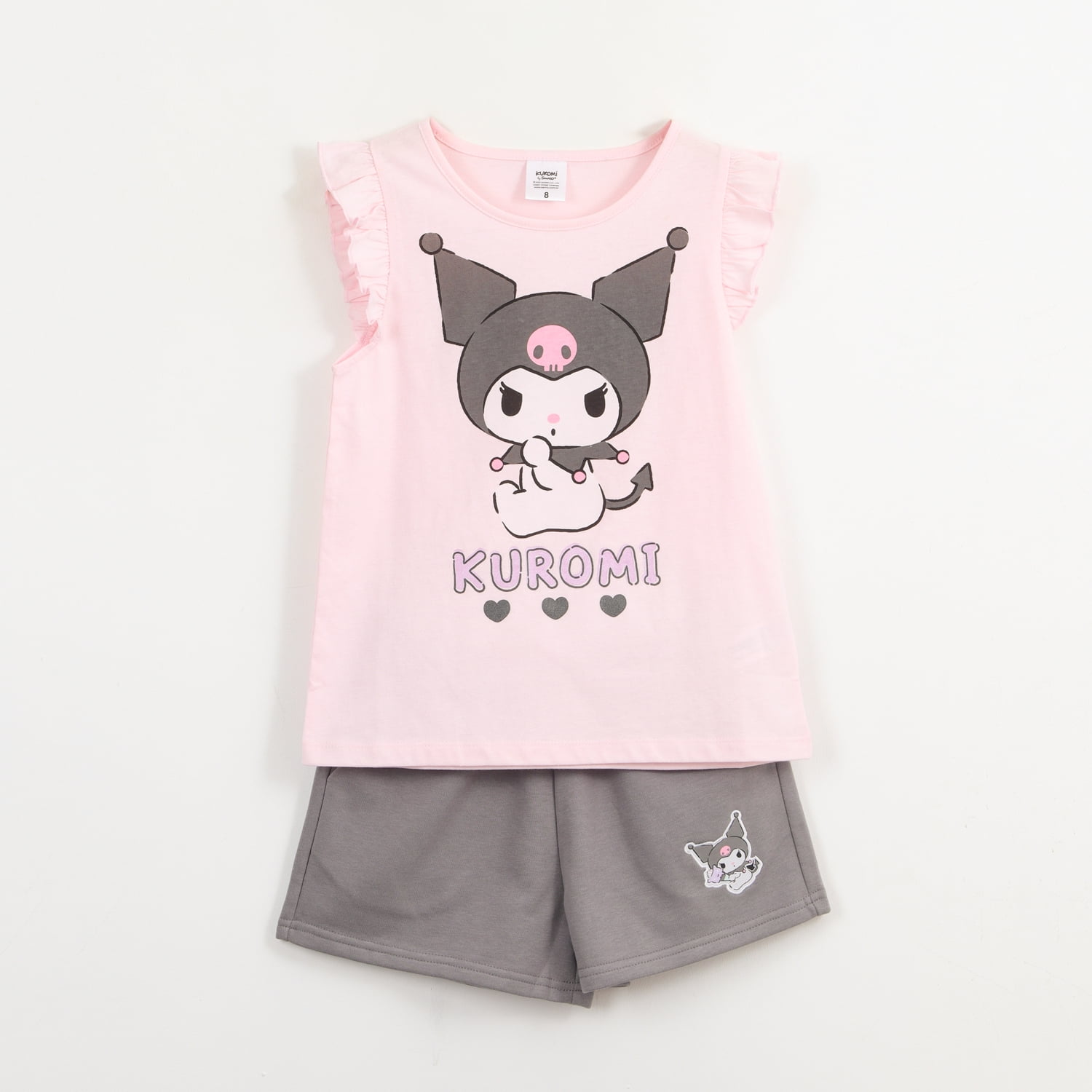 Conjunto Niña Rosado Kuromi Hello Kitty