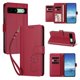 thumbnail image 2 of Funda Cartera Trébol para Google Pixel 8A con Ranuras Tarjetas y Carga Inalámbrica Rojo, 2 of 6