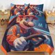 thumbnail image 1 of Super Mario 3-Piece Comforter Set for Bedroom Super Mario Bedding Set for Kids Adults Soft Microfiber Duvet Cover Set with Zipper Closure, 1 of 5