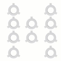 Ioensy - 10 Piezas Anillos Reductores De Pantalla De Lámpara Anillos De Lámpara Accesorios De Lámpara Resistentes Arandela E27 A E14