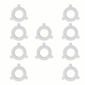 Ioensy - 10 Piezas Anillos Reductores De Pantalla De Lámpara Anillos De Lámpara Accesorios De Lámpara Resistentes Arandela E27 A E14