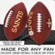 thumbnail image 3 of Football Franklin Sports NFL New Orleans Saints Juvenil, 3 of 8