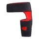 thumbnail image 4 of Soporte de Soporte de Cadera, Soporte de Compresión de Músculos Tirados, Manga de Compresión de Muslo para Distensiones Musculares Cuádruples, Tensión Negro y rojo, 4 of 5