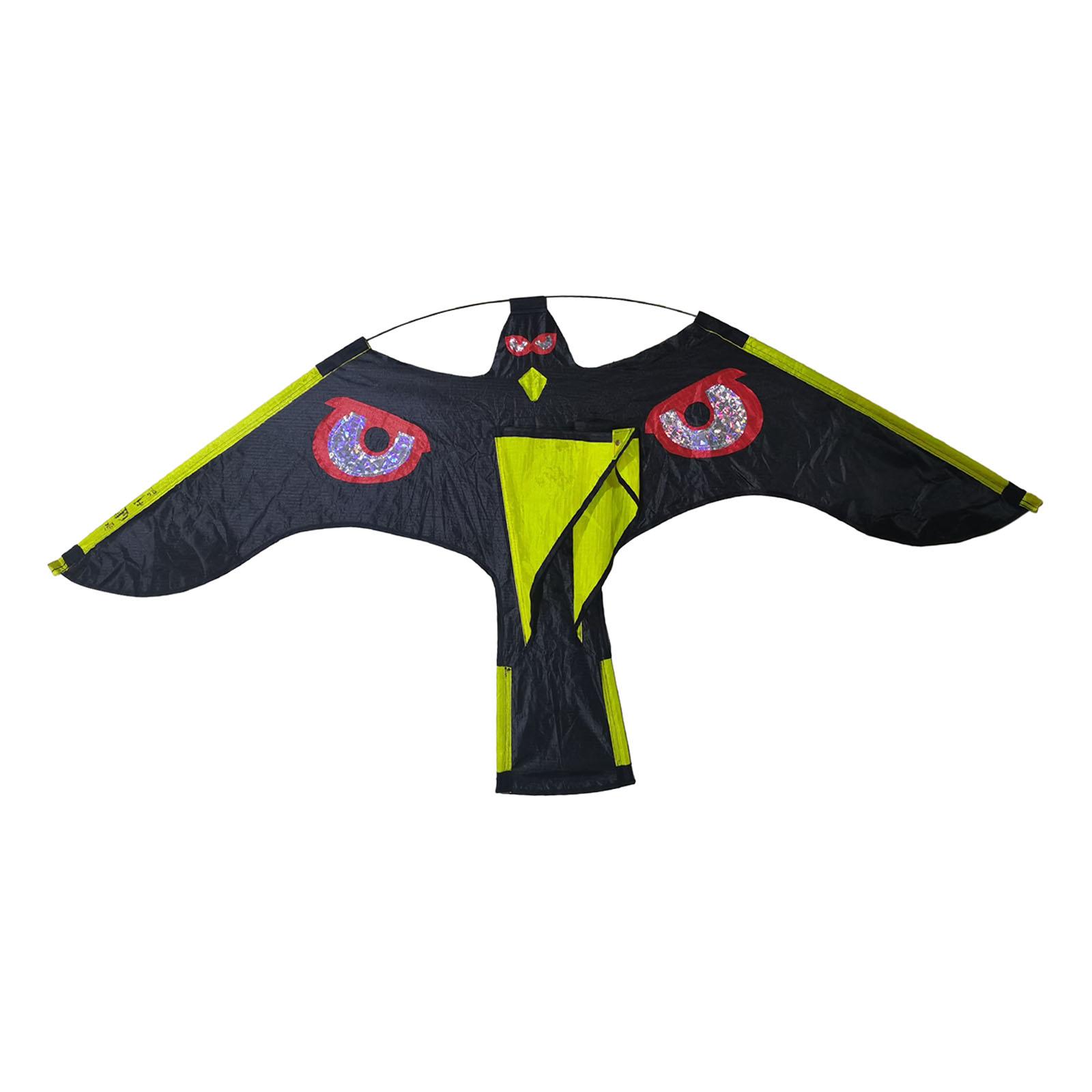 Bothyi - Cometa De Miedo De Pájaro De Kite Halcón Simulado Para Jardín Al Aire Libre Versátil De 55X33.4 Pulgadas A