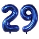 thumbnail image 1 of Globo numérico EBAIJQUO 29 azul marino de 40 pulgadas para decoración de fiestas, 1 of 7