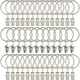 thumbnail image 1 of Anillas para cortinas con clips AMZSEVEN, paquete de 40 unidades, 3,2 cm de diámetro interior, 1 of 8