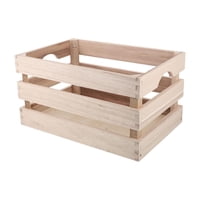 Bothyi - Caja De Almacenamiento De Madera Maciza De Madera Para Cajas De Madera Para El Estilo De La Granja De Decoración De Exhibición A