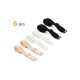 thumbnail image 2 of INSPIRE CHIC 3 Pares 10/12/15/18/20mm Ancho Tirantes de Sujetador Elásticos Ajustables para Mujeres Color de Piel+Negro+Blanco-Puro+Ancho de 12mm, 2 of 5