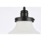 thumbnail image 5 of Lámpara Colgante Living District Lye Negra con Pantalla de Vidrio Esmerilado Blanco 110V, 5 of 6