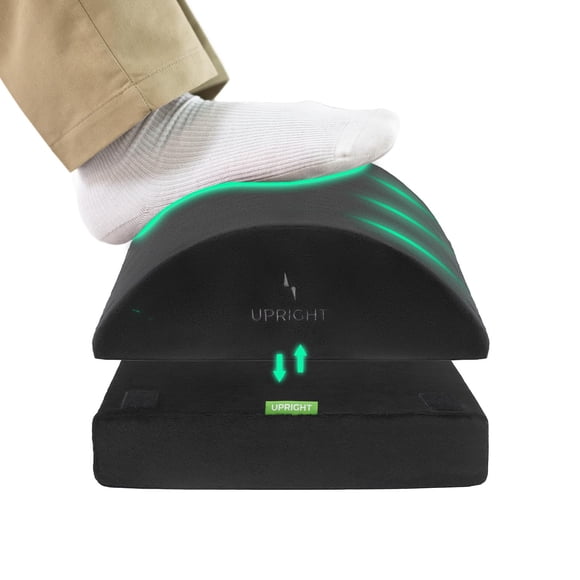Espuma viscoelástica ergonómica Foot Rest Upright GO, gel y ventilada