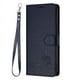 thumbnail image 1 of Funda tipo cartera FOXDOCK para infinix Note 40 Pro 4G con soporte, ranuras, RFID, diseño de gato, 1 of 5
