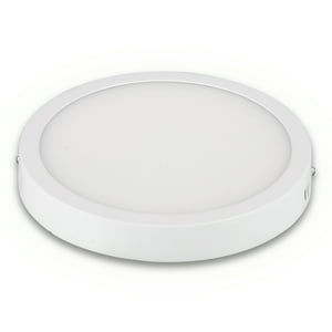 Macrotel - Plafón Sobrepuesto 24W Luz Fría Aluminio