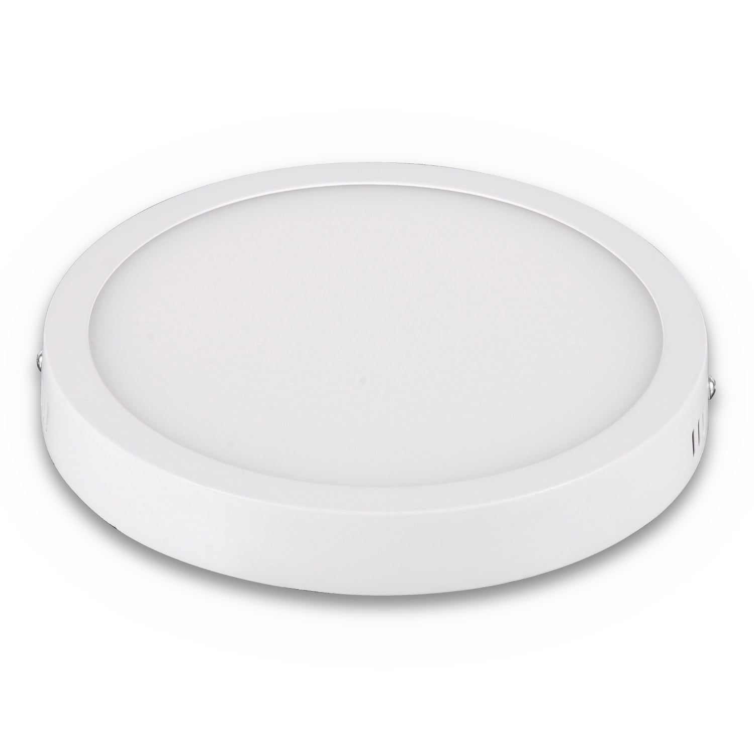 Macrotel - Plafón Sobrepuesto 12w Luz Fría Aluminio