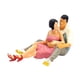 thumbnail image 1 of Figuras De Pareja Pintadas A Mano 1/64, Accesorios De Película En Miniatura, Adornos De Escena, Rosa B, 1 of 5