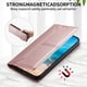 thumbnail image 3 of Funda tipo cartera con bloqueo RFID para iPhone 14 Pro cubierta magnética de cuero con tapa y soporte Rosa, 3 of 6