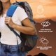 thumbnail image 5 of Funda para celular Clakit con clip, bolsa de nylon azul, 5 of 8