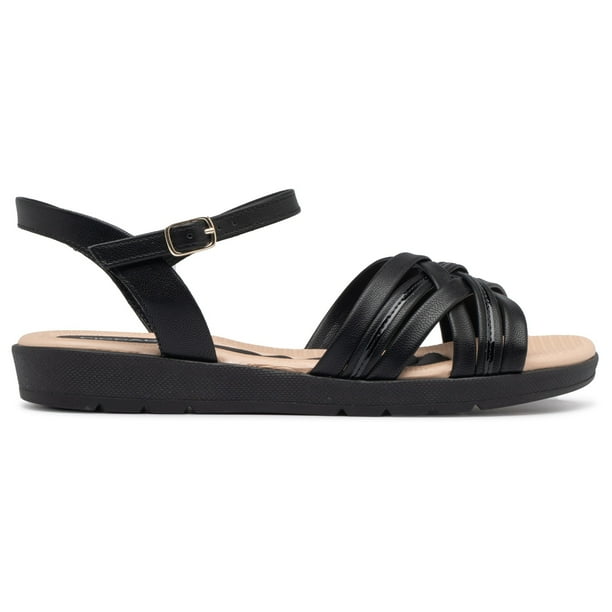 Sandalia Mujer Negro Renata Piccadilly