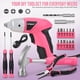 thumbnail image 2 of Juego de herramientas Hi-Spec, 19 unidades, 3,6 V, USB de pequeña potencia, color rosa, 2 of 7