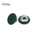 thumbnail image 3 of Uxcell 10pcs 16L Botón Cubierto de Tela de Tela 10mm Vástago de Metal Botones Redondos para Trajes Vestidos Blusas, Verde Militar, 3 of 5