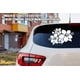 thumbnail image 3 of Sticker Ramillete Flores De Hibiscus Flor Auto Camioneta, 3 of 3