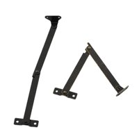 Magideal - Bisagra De Elevación De Tapa, Amortiguador, Material De Hierro, Puntal De Elevación De Armario Para Cajas De Joyería, Piezas De Reparación Versátiles, 186X31Mm