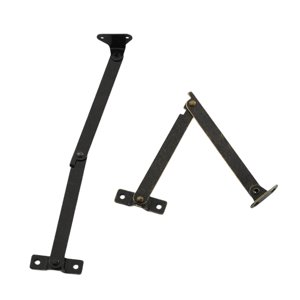 Magideal - Bisagra De Elevación De Tapa, Amortiguador, Material De Hierro, Puntal De Elevación De Armario Para Cajas De Joyería, Piezas De Reparación Versátiles, 186X31Mm