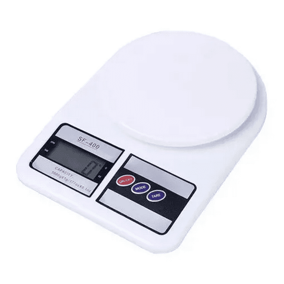 Balanza digital cocina comercio 10kg color blanco