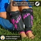 thumbnail image 5 of Espinilleras de fútbol Vizari Napoli para jóvenes, color rosa y plateado, 5 of 6