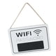 thumbnail image 3 of La Puerta De Madera Blanca De La Contrase?a De Wifi Firma El Hotel Rústico De La Tienda De La Decoración Del Hogar, 3 of 5