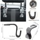 thumbnail image 4 of Gancho para reposacabezas de asiento delantero de coche con brillantes, ganchos para coche con brillantes, gancho para asiento trasero de coche con brillantes, paquete de 2, 4 of 7