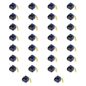 Bothyi - 30 Cajas De Regalo Para Birretes De Graduación (5,5 X 5,5 X 9 Cm), Color Azul