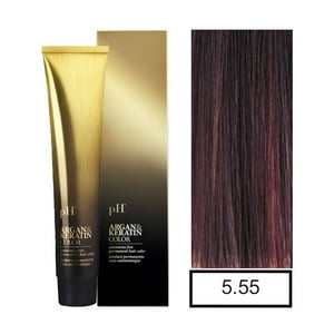 Ph - Tinte Permanente Sin Amoniaco 5.55 Y Oxidante