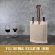thumbnail image 4 of Bolso Tote PICNIC TIME para Vino, 3 Botellas, Yute Beige, 4 of 7