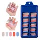 thumbnail image 1 of Uñas postizas de ataúd - 300 uñas acrílicas de cobertura total, 10 tamaños, para mujeres y niñas, 1 of 5