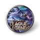 thumbnail image 1 of League of Legends-Theme Round Button Badge: Premium Metal Construction, Ideal for High-End Events 2.8 cm, 1 of 6