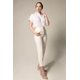 thumbnail image 5 of Camisa LE REUSSI para mujer con cuello redondo, color blanco, talla S, 5 of 5