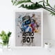 thumbnail image 4 of Astro Bot Kits de Pintura de Diamantes para Adultos 5D DIY Diamond Art Kits Full Drill Diamond Dots para Regalo Decoración de Pared y Relajación Artes de Gemas 30*40cm, 4 of 6