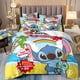 thumbnail image 1 of Stitch Cartoon Animation Bedding Duvet Cover Soft Polyester Bedding Duvet Cover 3D Printing Bedroom Decoration Children's Gift Bed Sheets, 1 of 5