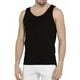 thumbnail image 2 of Camiseta Hombre Sin Mangas Musculosa 100% Algodon Tank talla XL Negro Hombre, 2 of 3