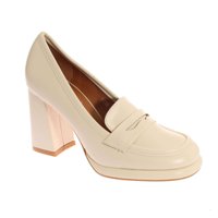 Zapato Tacón Blanco Vía Franca