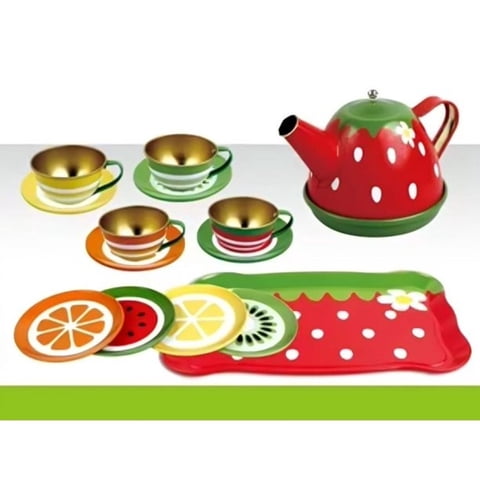 Genérico - Set Tetera Fruta Metalico