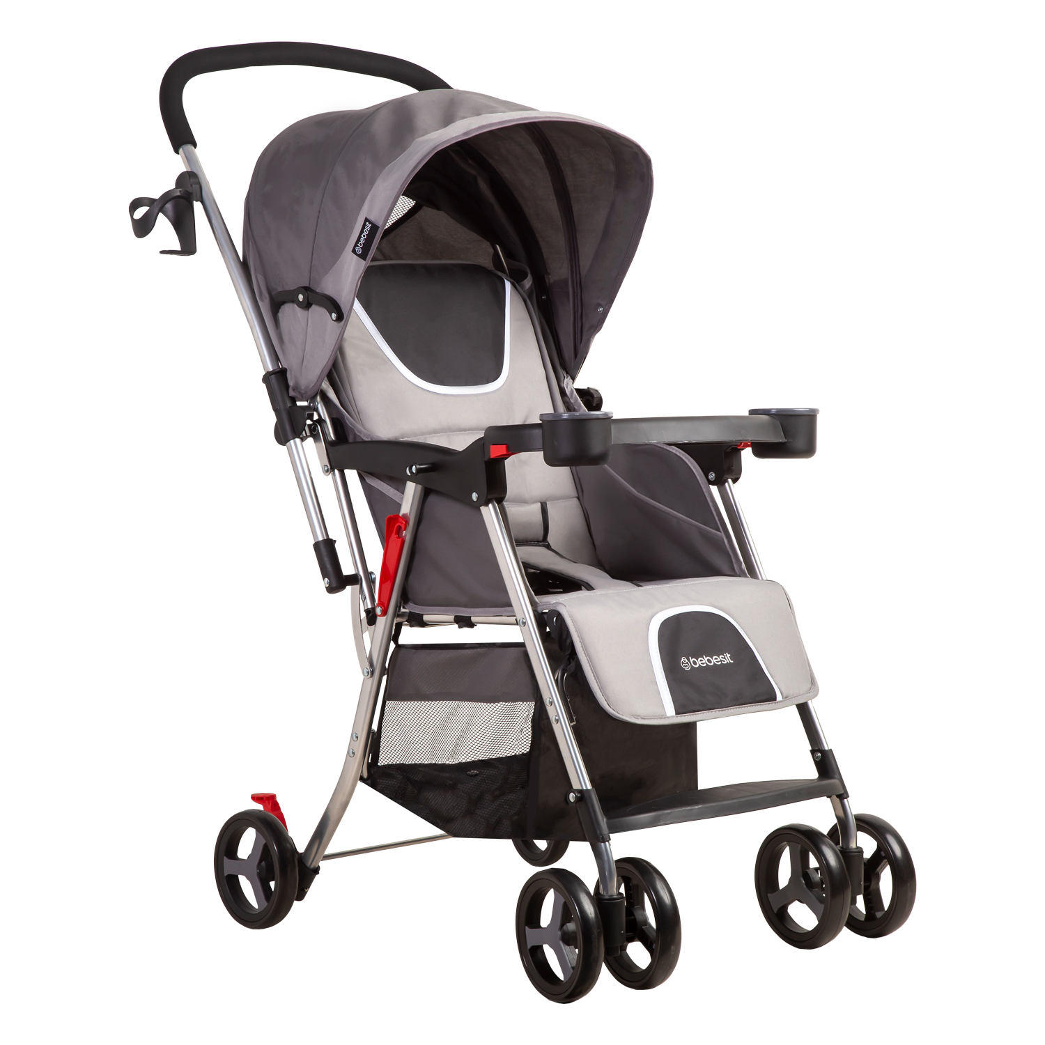 Bebesit - Coche Paseo Y Cuna Twister Sx Gris