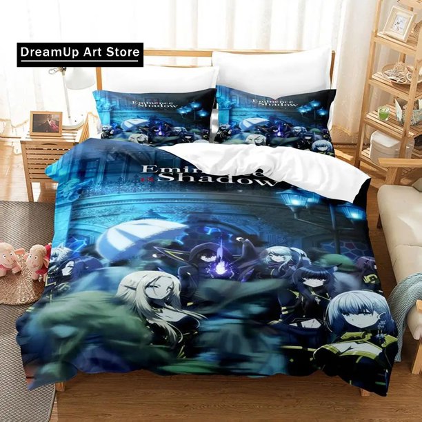 NewEminence in Shadow Bedding Set Boys Girls Duvet Cover Pillowcase Bed Kids Adult Fashion Home Textiles
