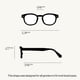 thumbnail image 3 of Lentes de Lectura IZIPIZI #C Cuadrados Negros con Cristal 3.0, 3 of 9