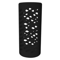 Magideal - Botella De Vidrio -Silicone -Botella De La Botella De La Cubierta De Silicona Cubierta Protectora Protección De La Cubierta Portátil De La Copa Portát , Negro, 32 Onzas Negro 32Oz