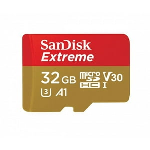 Tarjeta De Memoria Micro-Sd 32Gb Sandisk Extreme Uhs-I U3 A1 (Action Cam) /Adaptador Sd