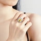 thumbnail image 4 of Anillo de Moissanita Corte Asscher de 5 Quilates Anillo de Piedra Amarilla Color D Claridad VVS1 Anillos de Boda de Diamante Anillos de Compromiso de Plata Esterlina S925 para Mujer, 4 of 7