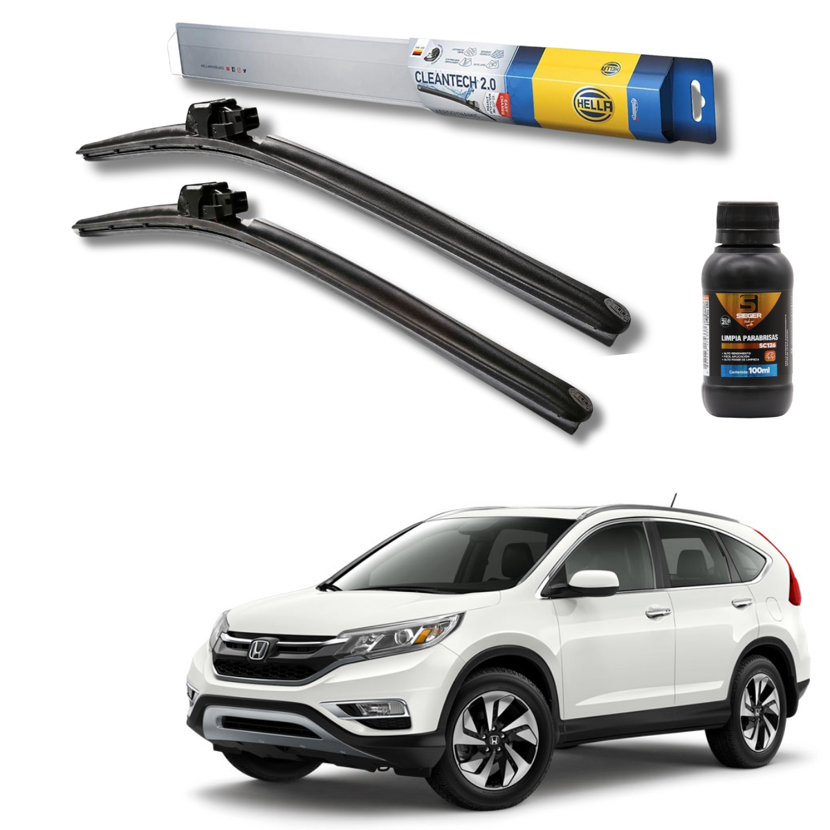 Plumillas Hella Cleantech Para Honda Cr-V 2012-2017